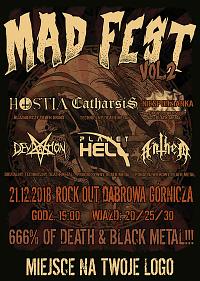 Plakat - Hostia, Catharsis, Anthem, Planet Hell