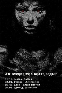 Plakat - J. D. Overdrive, Death Denied, Rattle Nite