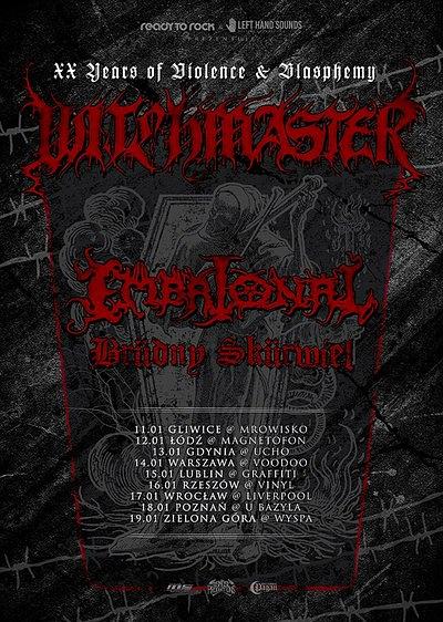 Plakat - Witchmaster, Embrional, Brudny Skurwiel