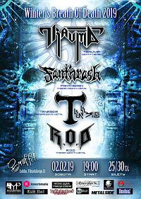 Plakat - Trauma, Fanthrash, Tenebris, R.O.D.