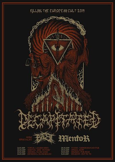 Plakat - Decapitated, Baest, Mentor