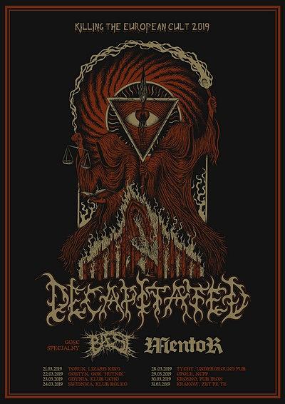 Plakat - Decapitated, Baest, Mentor