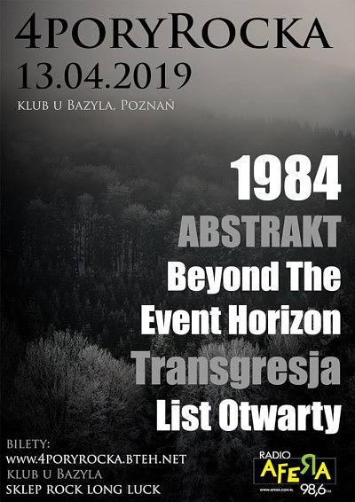 Plakat - 1984, Transgresja, Abstrakt, Beyond the Event Horizon
