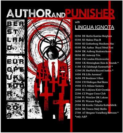 Plakat - Author & Punisher, Lingua Ignota