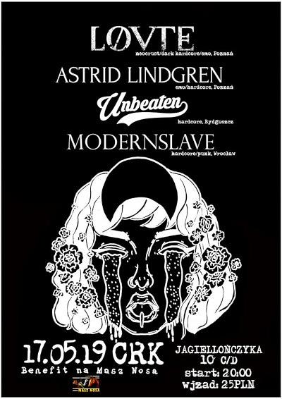 Plakat - Lovte, Unbeaten, Astrid Lindgren