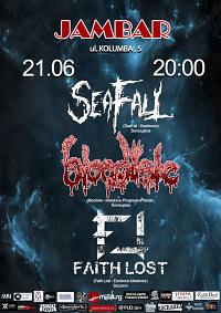 Plakat - Seafall, Bloodisle, Faith Lost