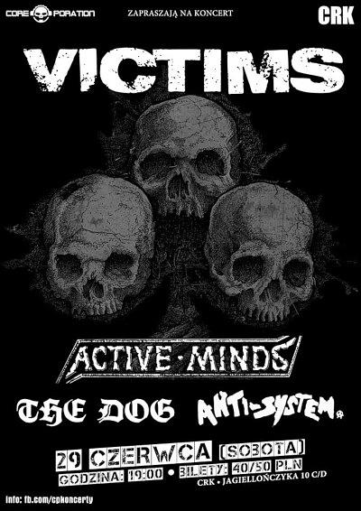 Plakat - Victims, Active Minds, The Dog