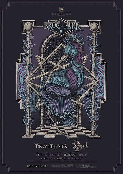 Plakat - Opeth, Fish, Alcest, Tesseract