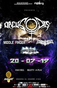 Plakat - Orcus O Dis, Enragement, Middle Finger