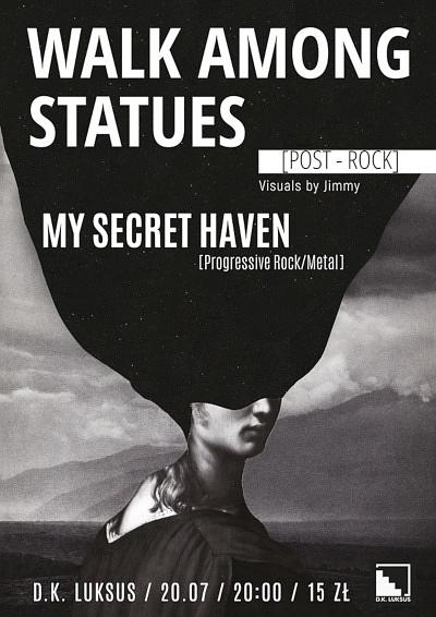 Plakat - Walk Among Statues, My Secret Haven
