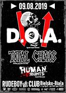 Koncert D.O.A., Total Chaos, Human Rights