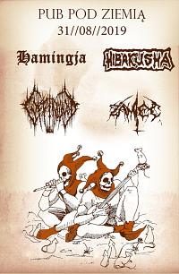 Plakat - Zamieć, Hibakusha, Hamingja, Coffinwood