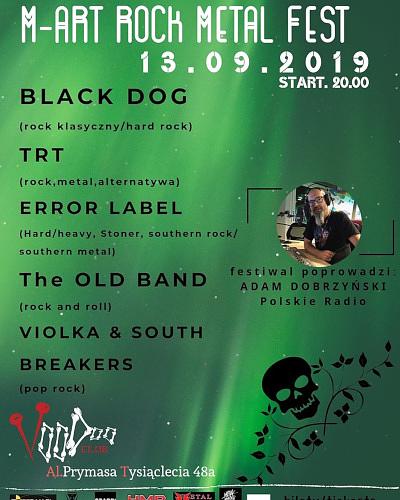 Plakat - Black Dog, TRT, Error Label, The Old Band
