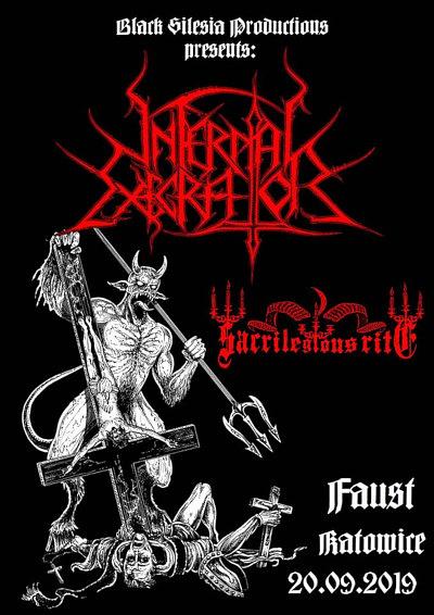 Plakat - Infernal Execrator, Sacrilegious Rite