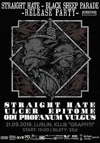 Plakat - Straight Hate, Ulcer, Epitome, Odi Profanum Vulgus