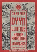 Koncert Dyym, Lowtide, Herida Profunda, Jaywalker