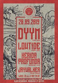 Plakat - Dyym, Lowtide, Herida Profunda