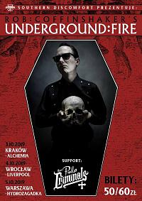 Plakat - Rob Coffinshaker's Underground Fire