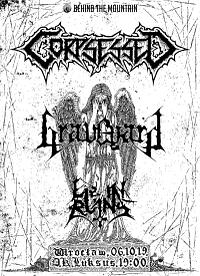 Plakat - Corpsessed, Graveyard (Hiszpania)