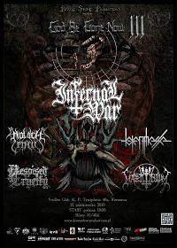 Plakat - Infernal War, Totenmesse, Moloch Letalis