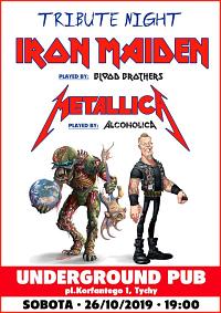 Plakat - Tribute Night: Iron Maiden & Metallica