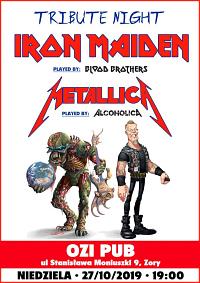 Plakat - Tribute Night: Iron Maiden & Metallica