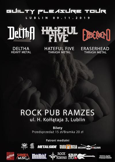 Plakat - Eraserhead, Hateful Five, Deltha