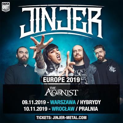 Plakat - Jinjer, The Agonist, Khroma, Space Of Variations