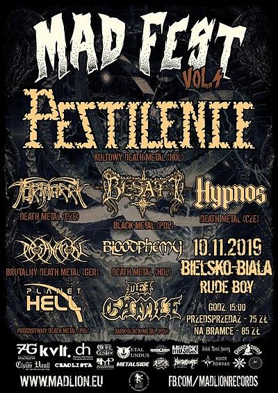 Plakat - Pestilence, Tortharry, Besatt, Hypnos