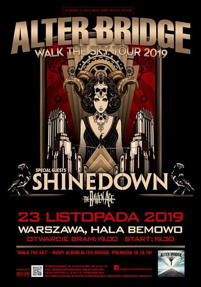 Plakat - Alter Bridge, Shinedown, The Raven Age