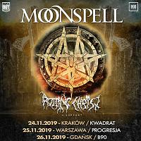 Plakat - Moonspell, Rotting Christ, Silver Dust