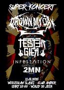 Koncert Drown My Day, Tester Gier, Infestation, 2 Minuty Nienawiści