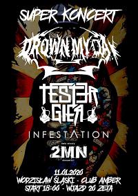 Plakat - Drown My Day, Tester Gier, Infestation