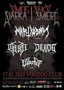 Koncert Martyrdoom, Ctulu, Divide, Uklarhet