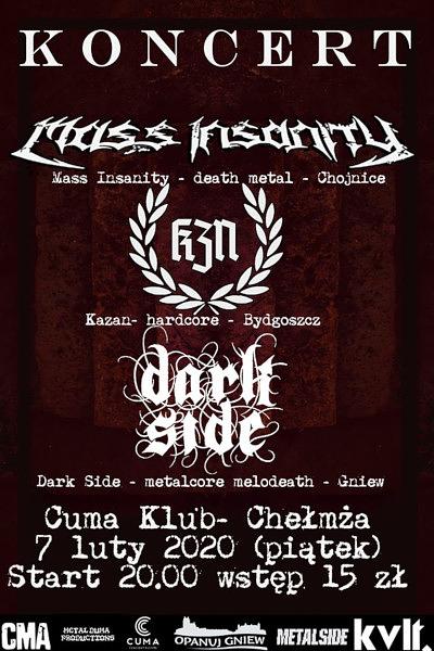 Plakat - Mass Insanity, Kazan, Dark Side