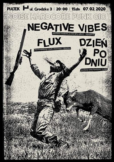 Plakat - Negative Vibes, Flux, Dzień Po Dniu