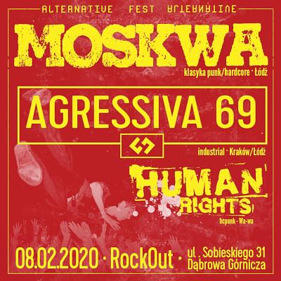 Plakat - Moskwa, Agressiva 69, Human Rights