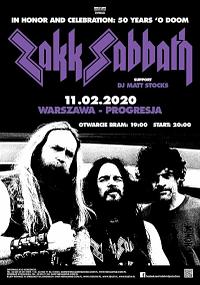 Plakat - Zakk Sabbath