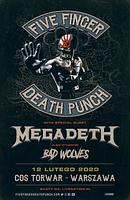 Koncert Five Finger Death Punch, Megadeth, Bad Wolves