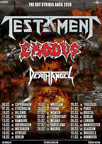 Plakat - Testament, Exodus, Death Angel