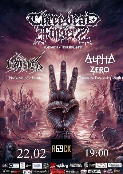 Plakat - Three Dead Fingers, Insidious, Alpha Zero