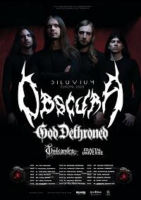 Plakat - Obscura, God Dethroned, Thulcandra