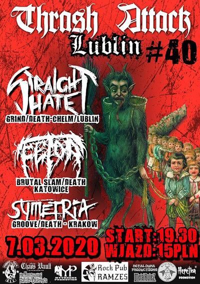 Plakat - Straight Hate, Fetor, Symetria