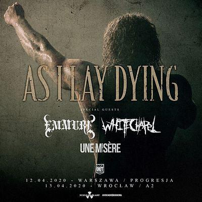 Plakat - As I Lay Dying, Emmure, Whitechapel