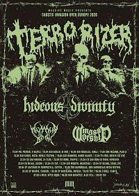 Plakat - Terrorizer, Hideous Divinity, Wayward Dawn