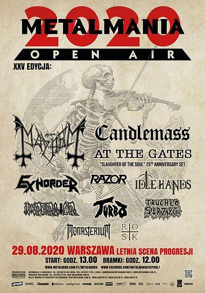 Plakat - Mayhem, Candlemass, At The Gates