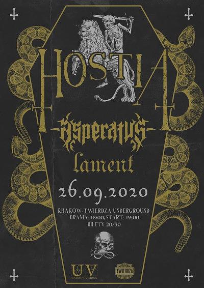 Plakat - Hostia, Asperatus, Lament