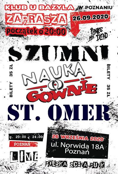 Plakat - St. Omer, Nauka o Gównie, Szumni