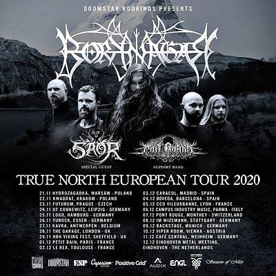 Plakat - Borknagar, Saor, Can Bardd