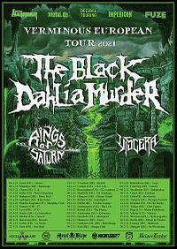 Plakat - The Black Dahlia Murder, Rings Of Saturn